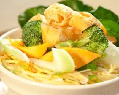 Tofu Vegetable Noodle Soup 豆腐什菜清湯麵